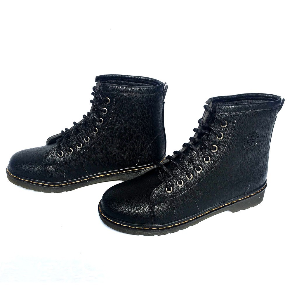 Giày boot nam cổ ngắn da sần HB5021 - Đen -o97 ! ' : | BigBuy360 - bigbuy360.vn