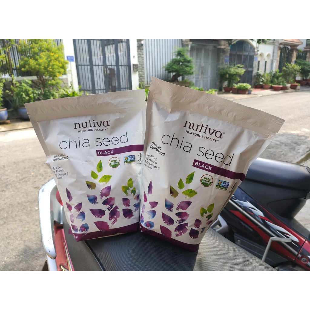 Hạt chia Mỹ Nutiva 907g - Tặng hướng dẫn chế biến trọn bộ | BigBuy360 - bigbuy360.vn