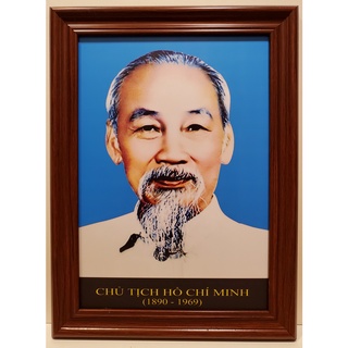 Ảnh in dầu chân dung Chủ tịch Hồ Chí Minh-A3-6 (KT 38*51cm)