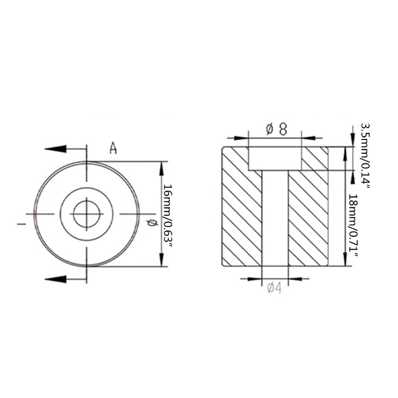 Bộ 4 Giá Đỡ Silicon Chịu Nhiệt Cho Cr-10 Prusa I3 | BigBuy360 - bigbuy360.vn