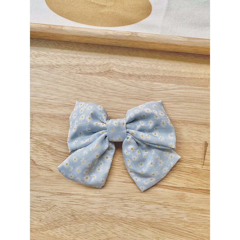 Scrunchies/Kẹp tóc/ Cài tóc hoa cúc xanh