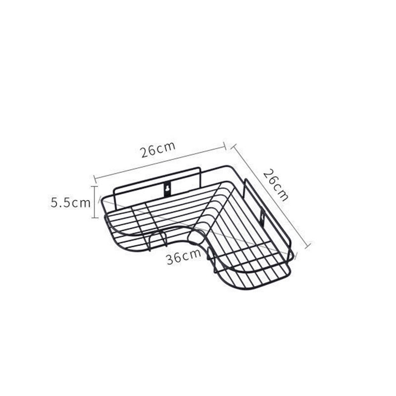 Giá đỡ HOUSEEKER đựng xà phòng sữa tắm gắn tường không đục lỗ cho nhà tắm/bếp