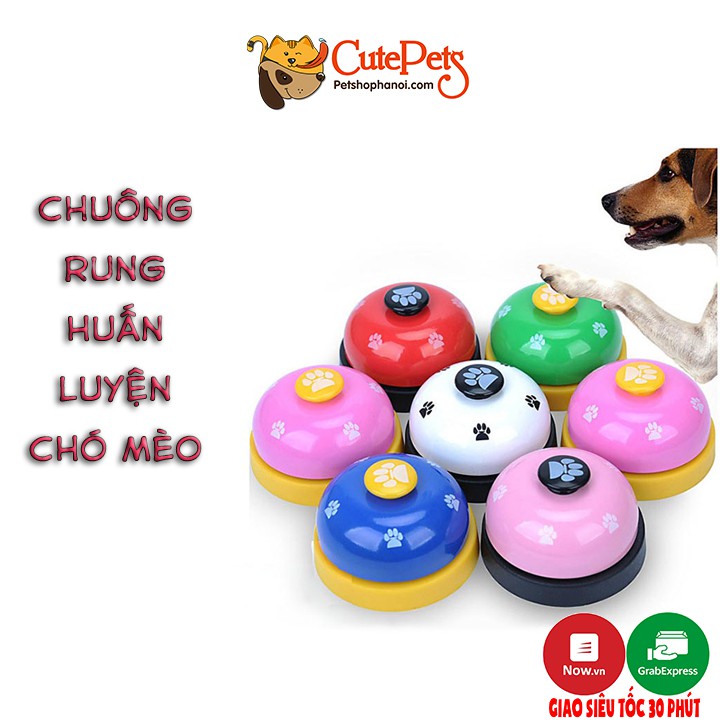 Chuông huấn luyện cho thú cưng - Rung chuông xin ăn, xin phép ra ngoài - CutePets phụ kiện chó mèo Pet shop Hà Nội