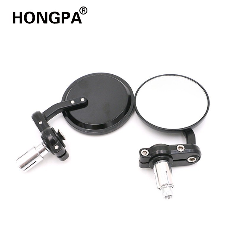 1 Cặp Gương Chiếu Hậu Tròn 7 / 8 "Gắn Tay Lái Xe Máy Honda Jazz