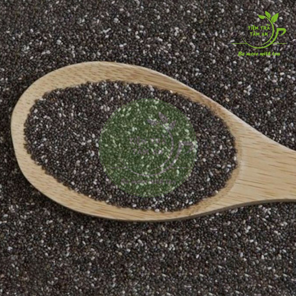 Hạt chia Úc Black Chia seeds, gói 100g, 200g, 500g - Tiệm Trà Tâm An