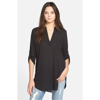 Tk261-áo voan form dài vạt cao thấp s-6xl