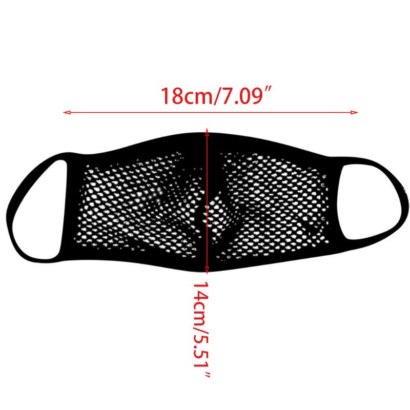 (Hàng Mới Về) Khẩu Trang Vải Lưới Thoáng Khí Chống Bụi Có Thể Giặt Và Tái Sử Dụng Ốp