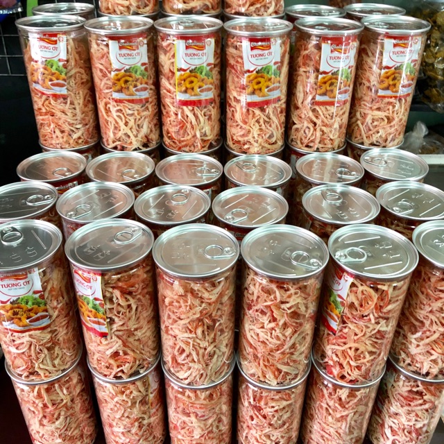 Mực sợi hấp nước dừa 250gr