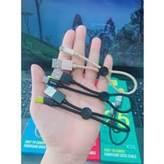 Dây cáp Hoco X35,Sạc Ngắn 25cm- Hỗ Trợ Sạc Nhanh 2.4A Cho/Micro USB/Type-C,,bh 6 tháng