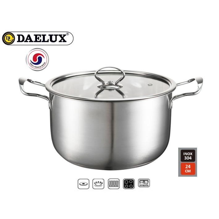 Nồi inox cao cấp Daelux 24cm