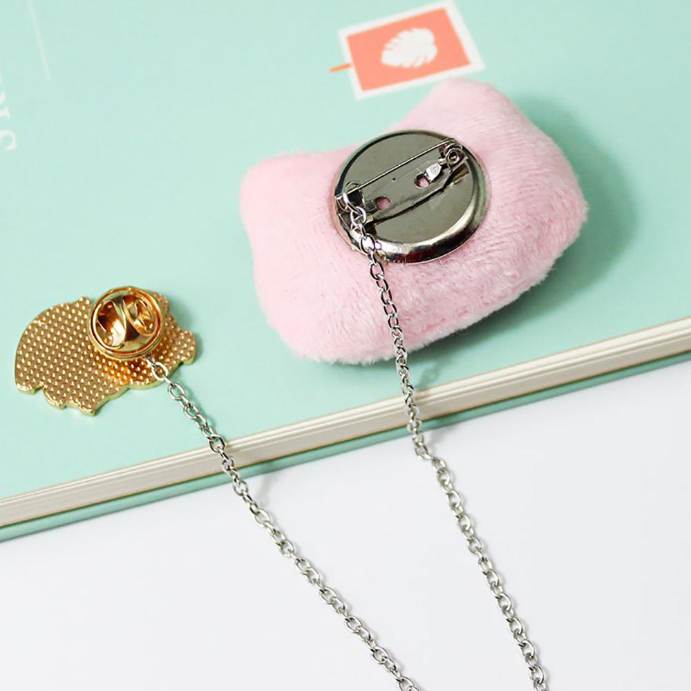 Trâm Cài Áo Khoác Lông Cừu Lấp Lánh Hình Động Vật Lập Thể