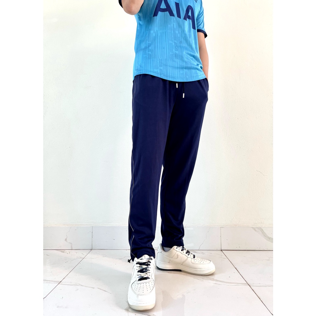 Quần Jogger Gut nam dáng suông thiết kế dây phản quang, quần dài thể thao nam cạp chun có dây rút điều chỉnh eo