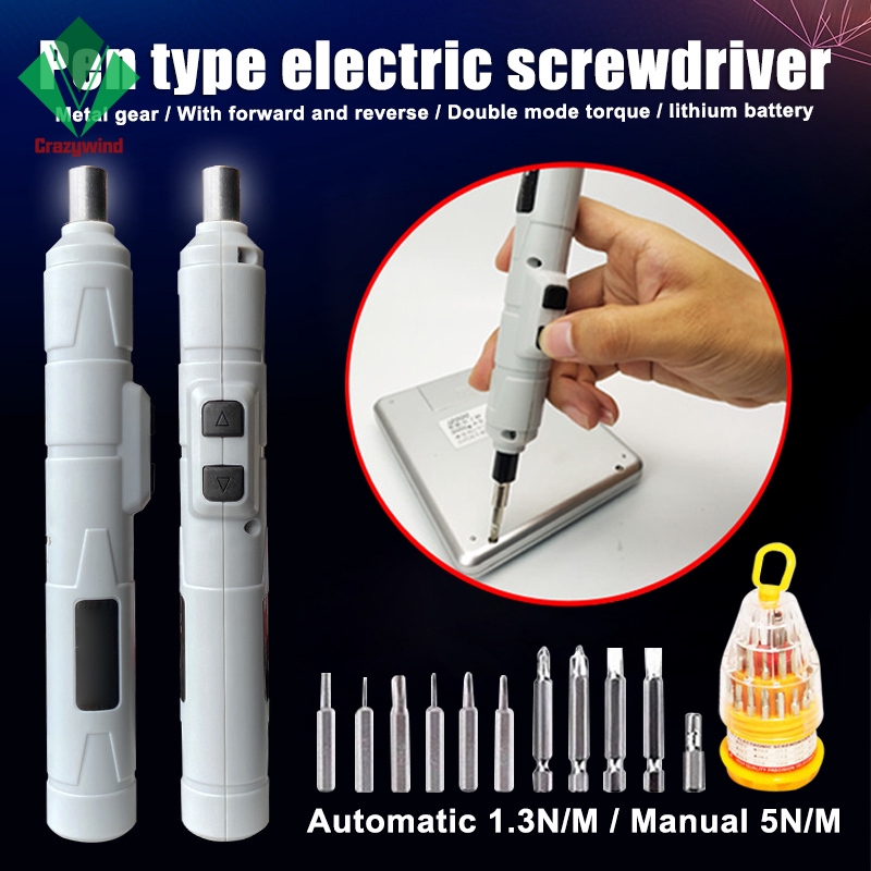 Tua Vít Điện Mini Dạng Bút Có Thể Sạc Lại Tiện Dụng