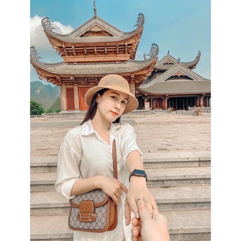 Túi sách nữ , túi hnh đeo chéo đeo vai 2 màu sang chảnh hàng sẵn sll_53