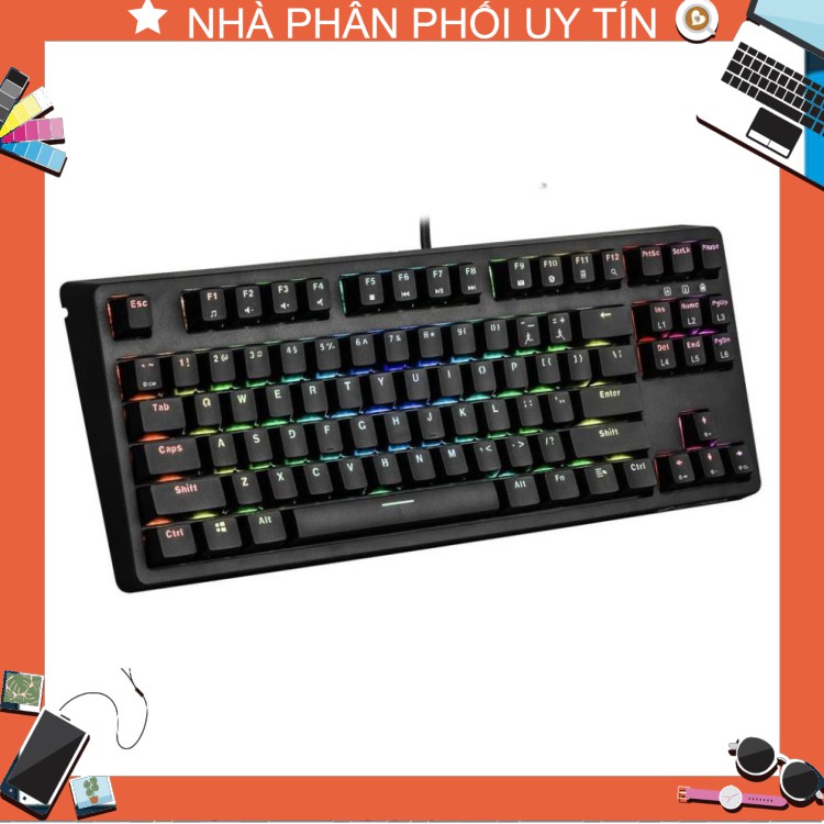 Bàn phím cơ E-Dra EK387 RGB + Tặng máy hút bụi phím Mini | BigBuy360 - bigbuy360.vn