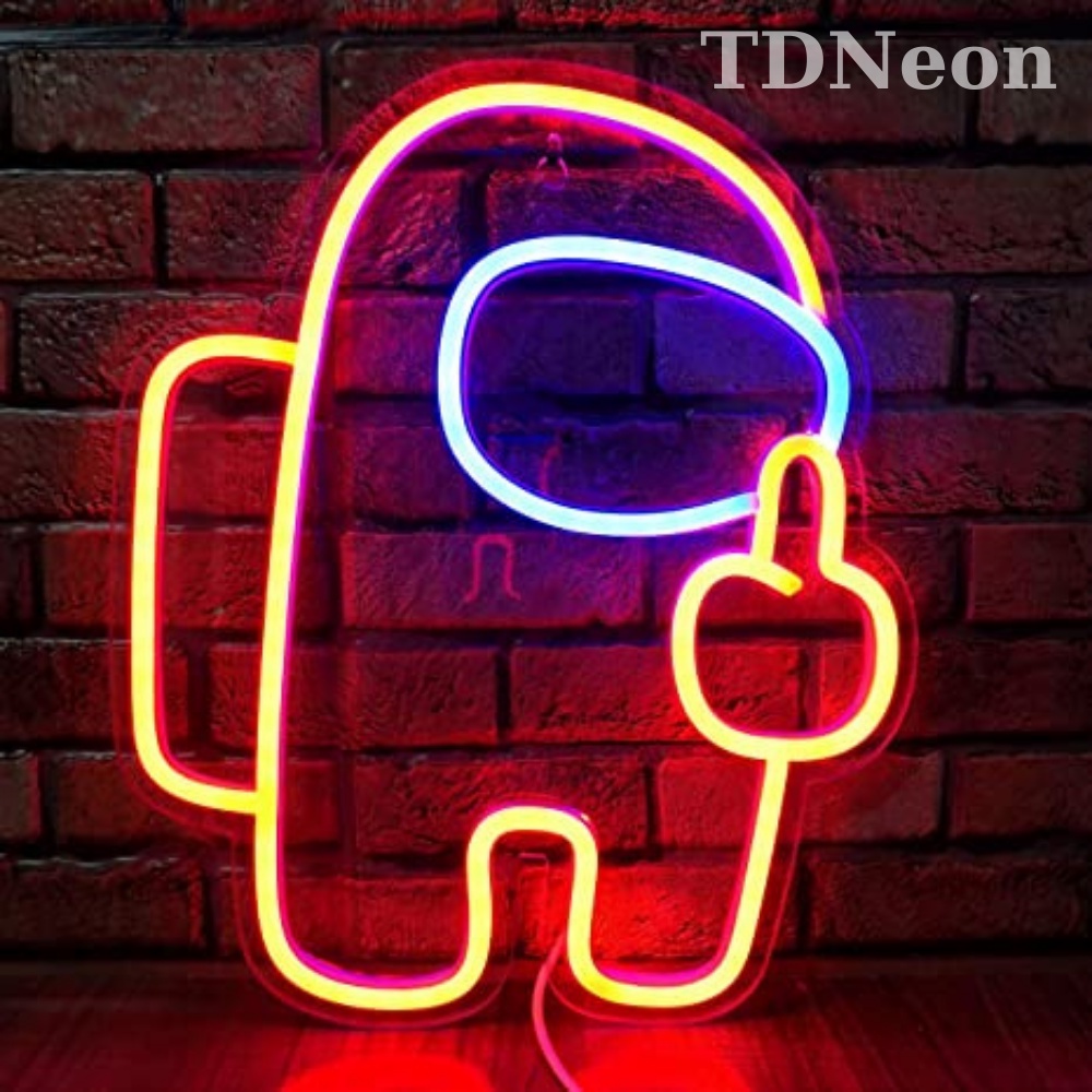 Đèn Led Neon Among Us Đèn ngủ Đèn trang trí Đèn decor