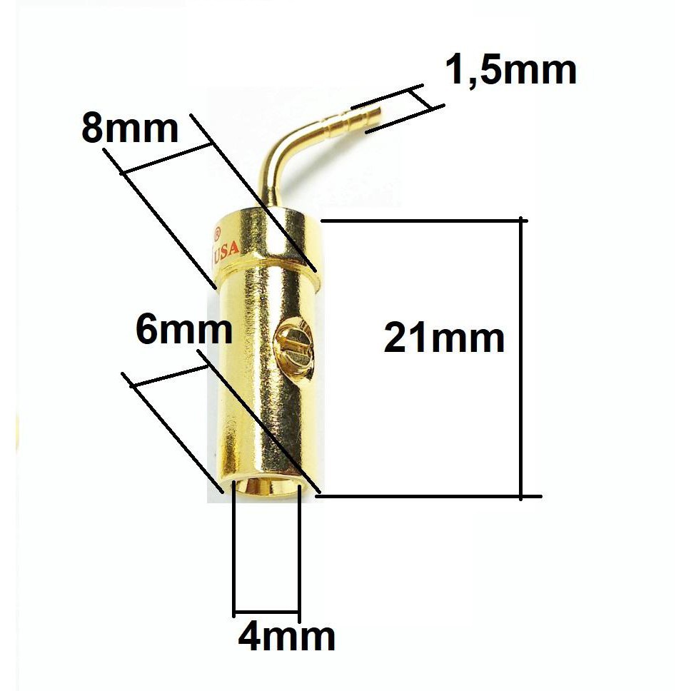Combo 4 Jack Mỏ Chim Cong Liton, Lõi Đồng, Siết Ốc - Giắc Mỏ Chim Giá Tốt- Jack Cắm Loa Mỏ Chim Lỗi 1 Đổi 1 Trong 7 Ngày