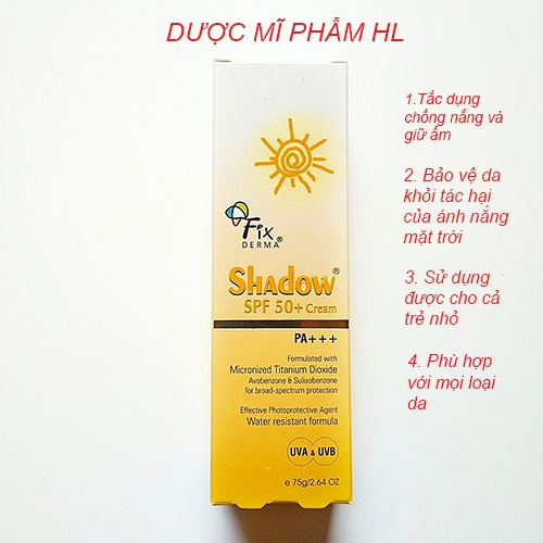 Kem chống nắng FixDERMA  SPF 50+ cream - 75G | BigBuy360 - bigbuy360.vn