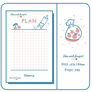 Giấy nhớ sticky note memo daily checklist