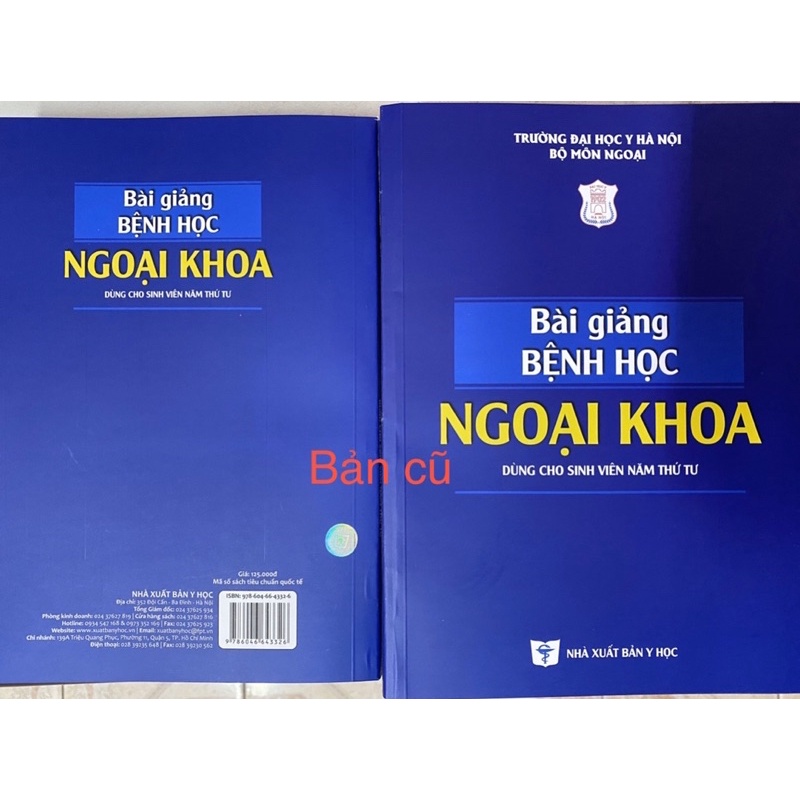 Sách - Bài giảng bệnh học ngoại khoa  2022