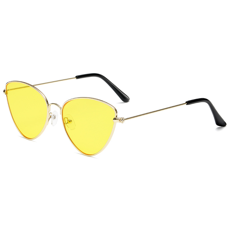 2021 fashionable triangle colorful Sunglasses