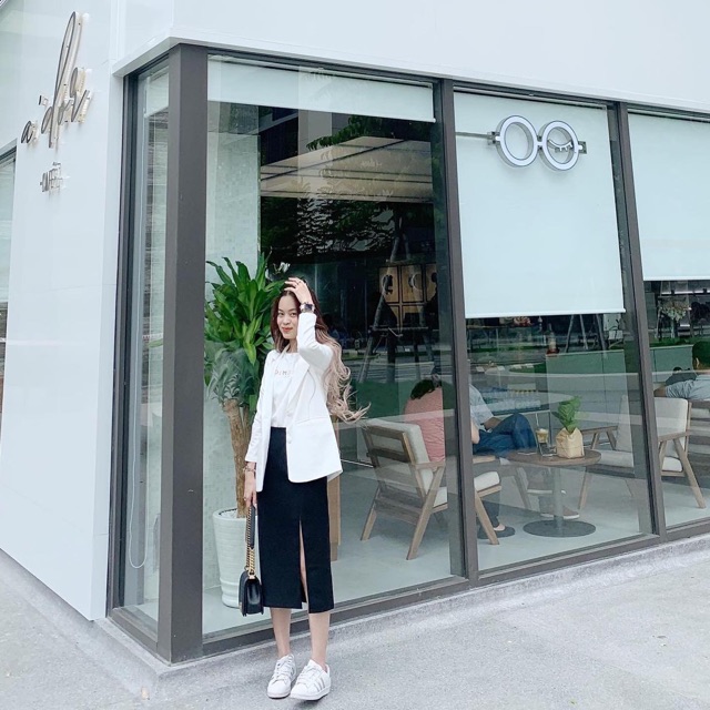 Áo blazer cúc bọc | BigBuy360 - bigbuy360.vn