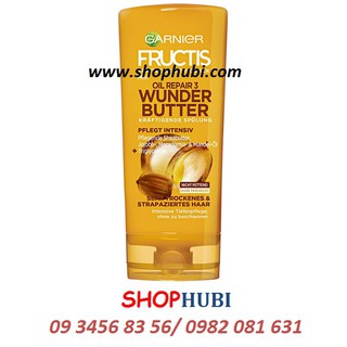 Dầu xả phục hồi cho tóc tinh dầu bơ hạnh nhân Garnier Fructise