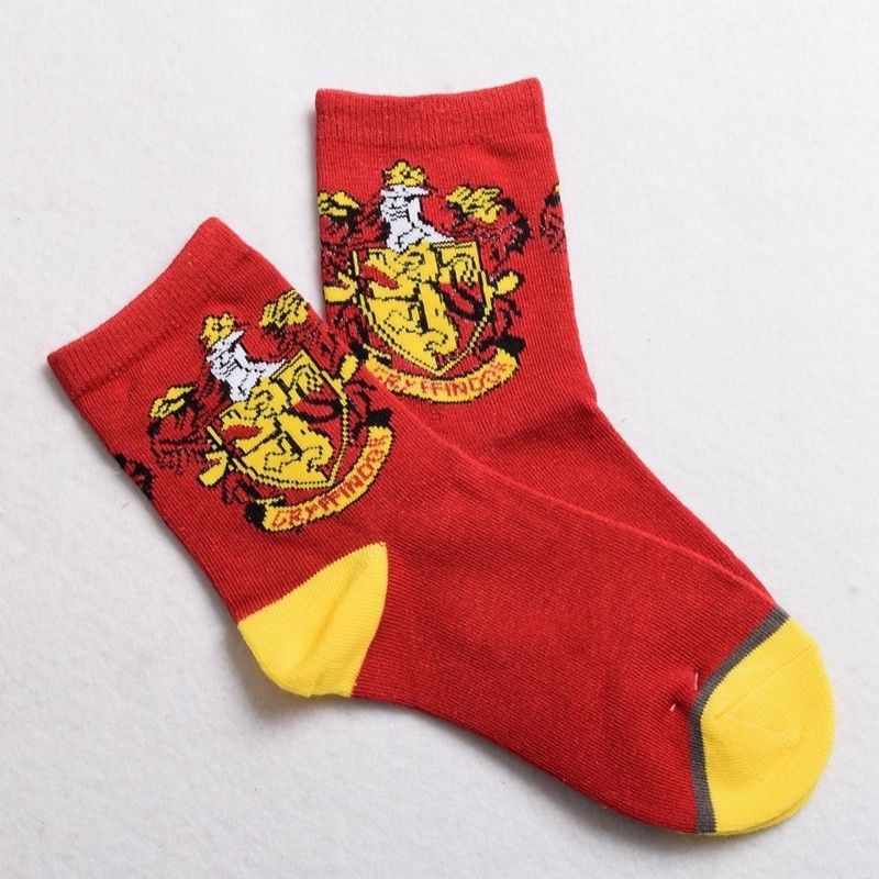 1 Đôi Tất Cotton In Hình Gryffindor Trong Phim Harry Potter