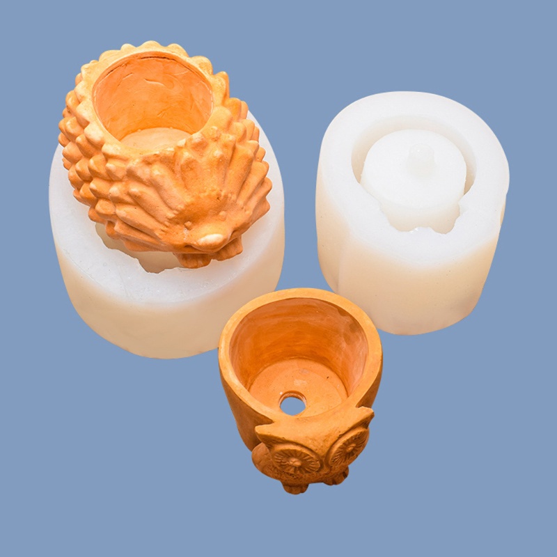 Khuôn Silicone Làm Chậu Hoa Bằng Nhựa Epoxy Resin Diy Trang Trí Nhà Cửa