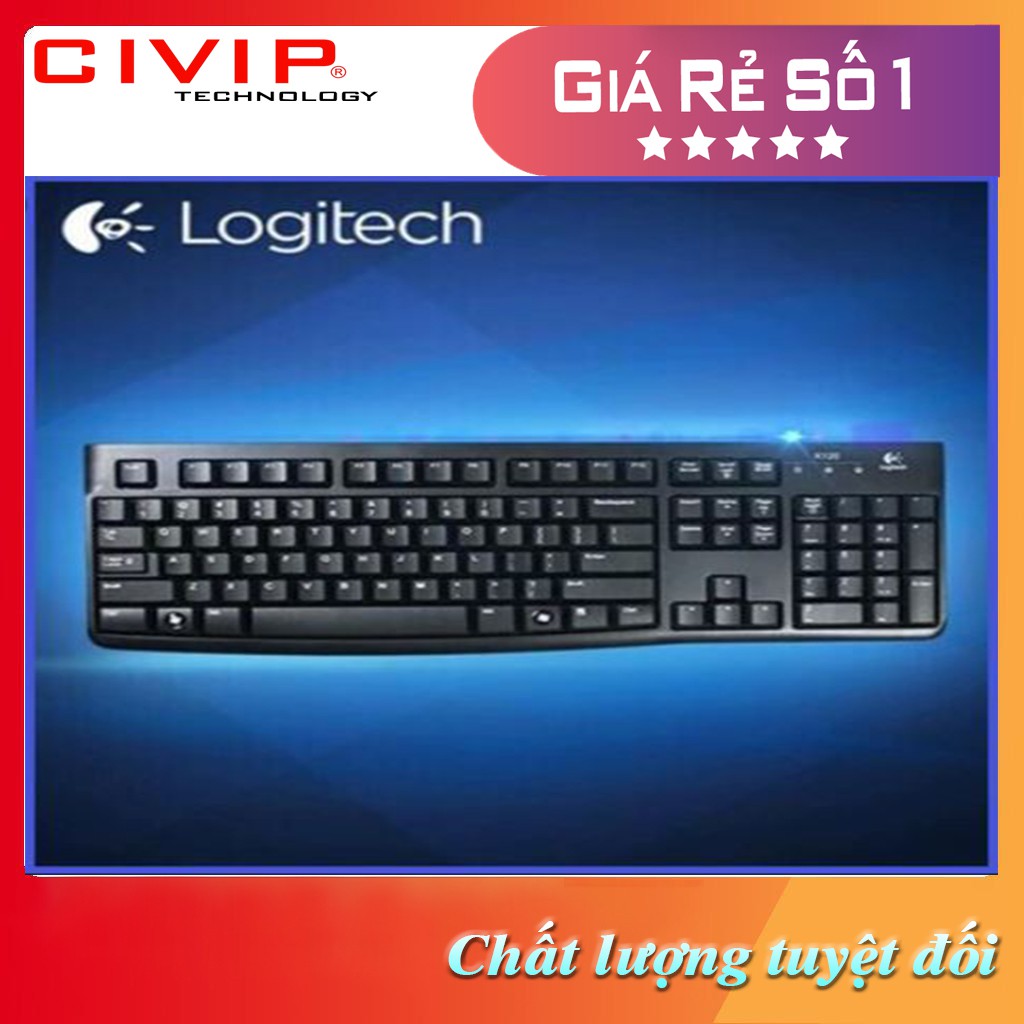 Bàn phím Logitech K120 - Hàng Chính Hãng