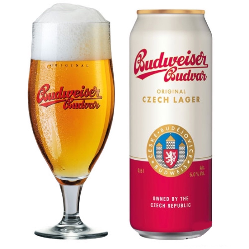 Bia Budweiser Budvar Original - nhập khẩu Tiệp - 1 thùng 24 lon 500ml