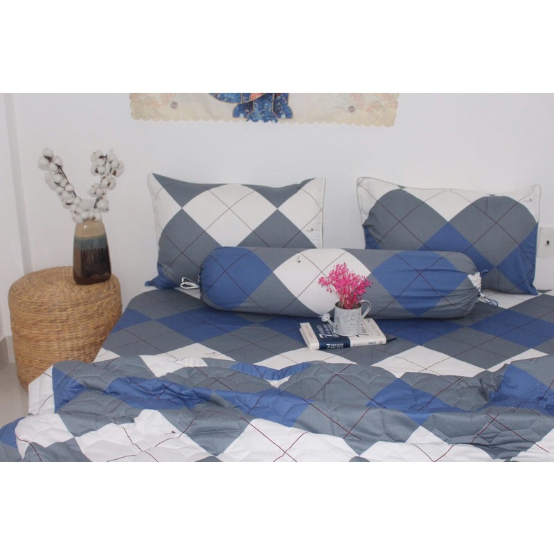 Drap cotton 100% , ga trải giường cao cấp chuẩn LOGO CTY