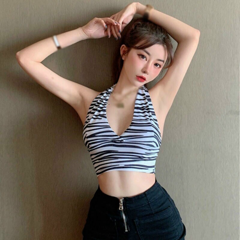 Siêu phẩm áo yếm ngựa vằn siêu sexy
