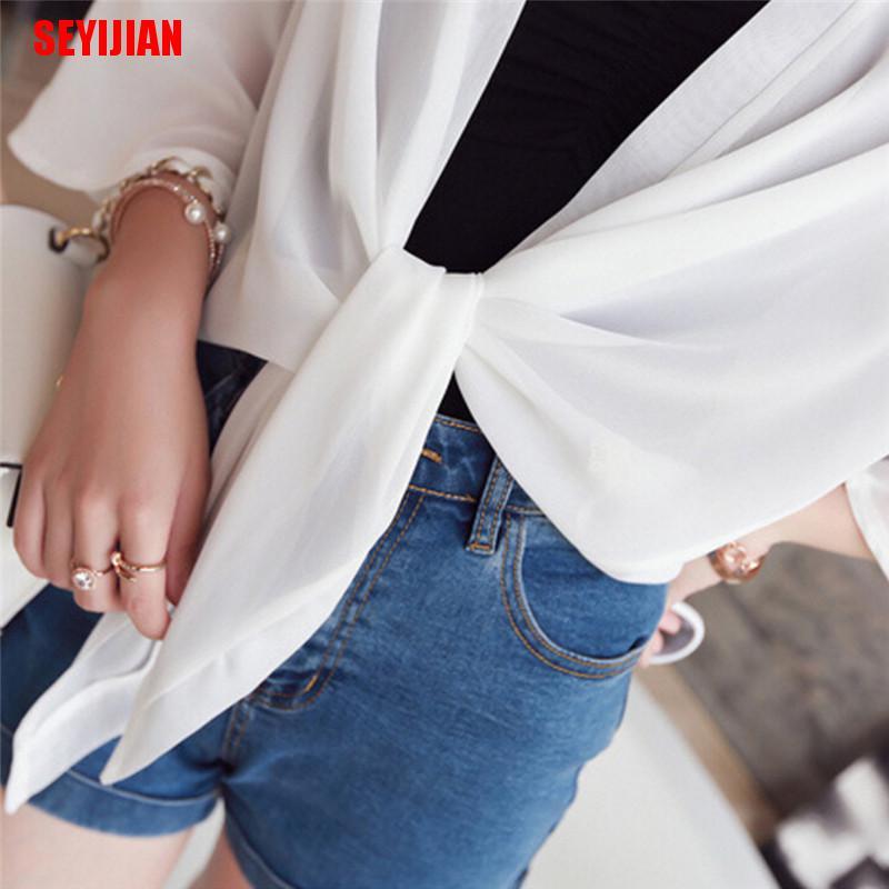 Vỏ Bọc Cardigan Chống Nắng Chất Liệu Chiffon Thời Trang Mùa Hè Cho Nữ