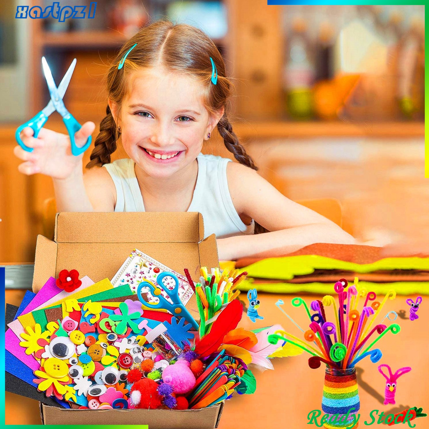 Bộ Phụ Kiện Làm Đồ Thủ Công Tiện Dụng Cho Bé