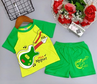 Bộ thun cotton bé trai