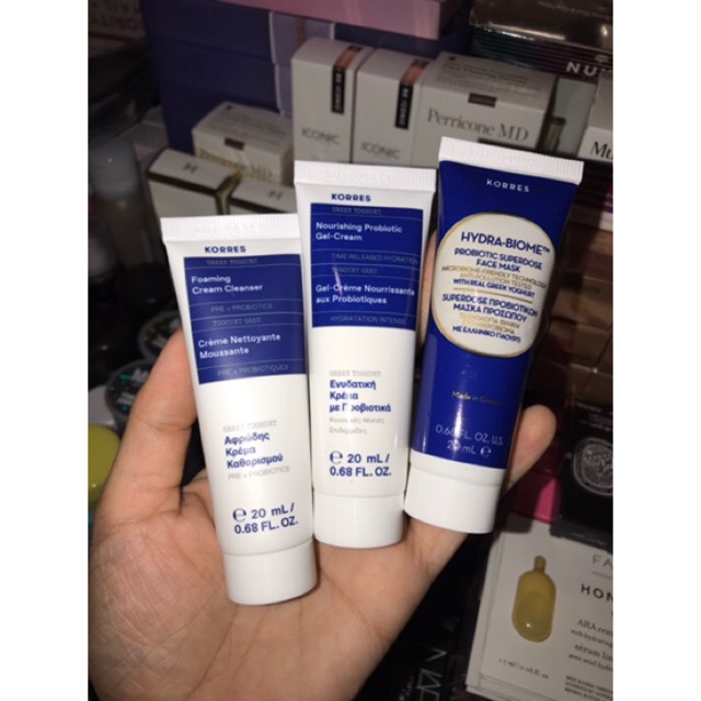 Set kem dưỡng mini  Korres - Hy Lạp
