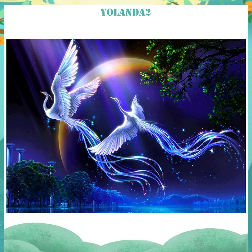 Tranh thêu chữ thập hình phượng hoàng 11ct tiện lợi