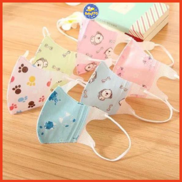 KHẨU TRANG KHÁNG KHUẨN THOÁNG KHÍ CHO BÉ- hộp 10c