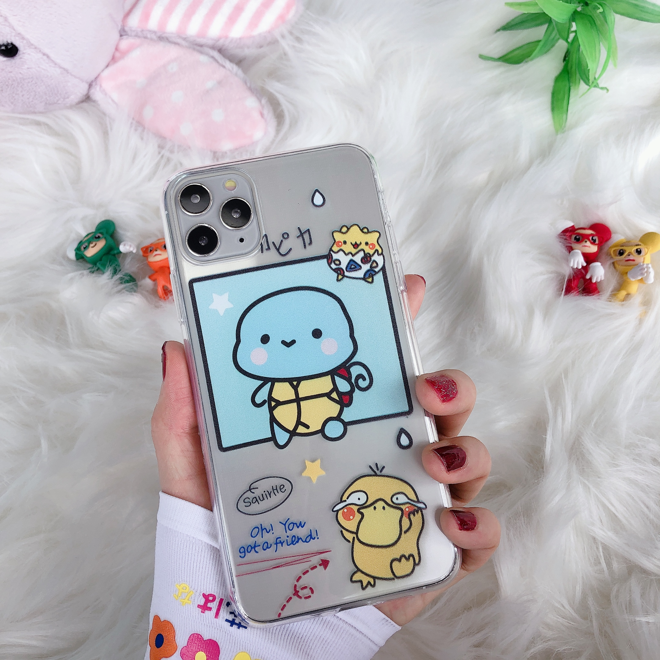 Ốp điện thoại họa tiết Pokemon 3 kiểu tùy chọn cho iPhone 11/11Pro/11pro Max XR XS XS MAX/6 7 8 Plus SE | BigBuy360 - bigbuy360.vn