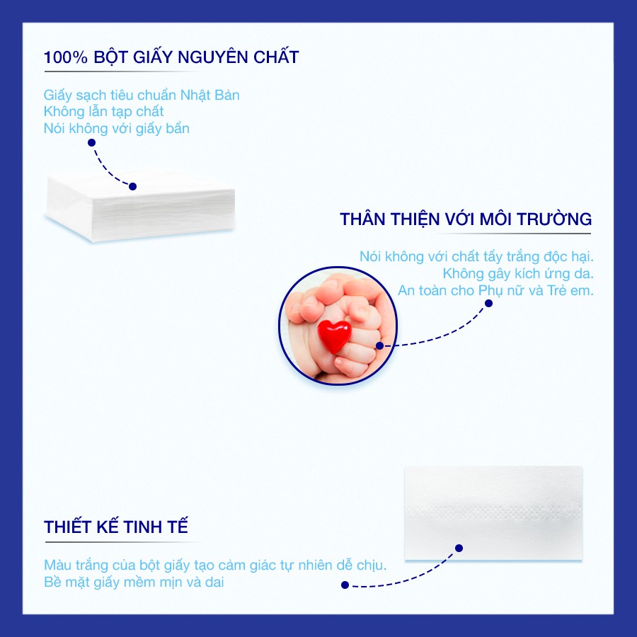 [COMBO RTS10] Giấy vệ sinh cao cấp có lõi ROTO SOFT | Thế Giới Giấy, 100% bột giấy nguyên sinh, hai lớp, 10 cuộn/lốc