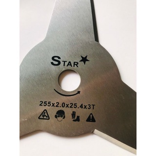 Lưỡi dao cắt cỏ 3 cạnh 3t x 2.0 hiệu star chất lượng tốt
