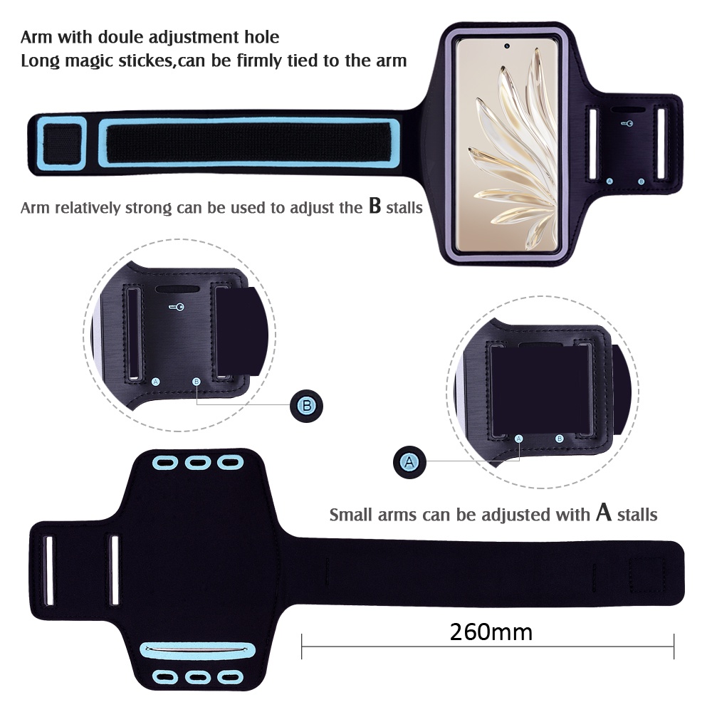 Ốp Điện Thoại Gắn Cánh Tay Khi Tập Thể Thao Cho HuaWei Honor 80 SE 70 Pro Plus