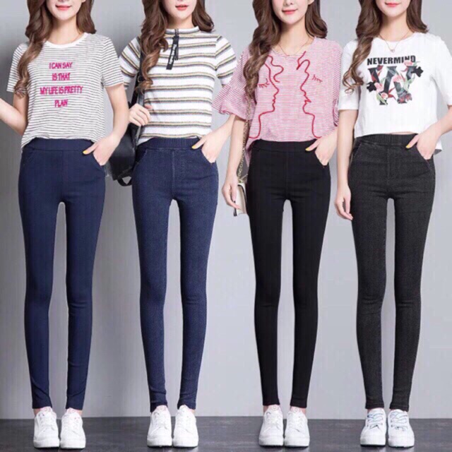 Quần Legging Giả Bò Cạp Cao Hàng Loại 1