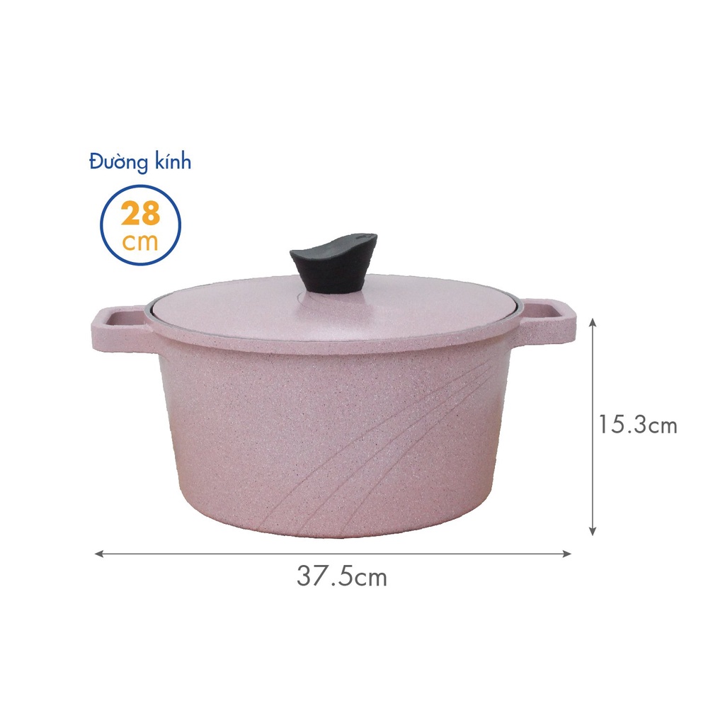 Nồi nấu Levante đáy từ Korea King KP-20LI / KP-24LI / KP-28LI