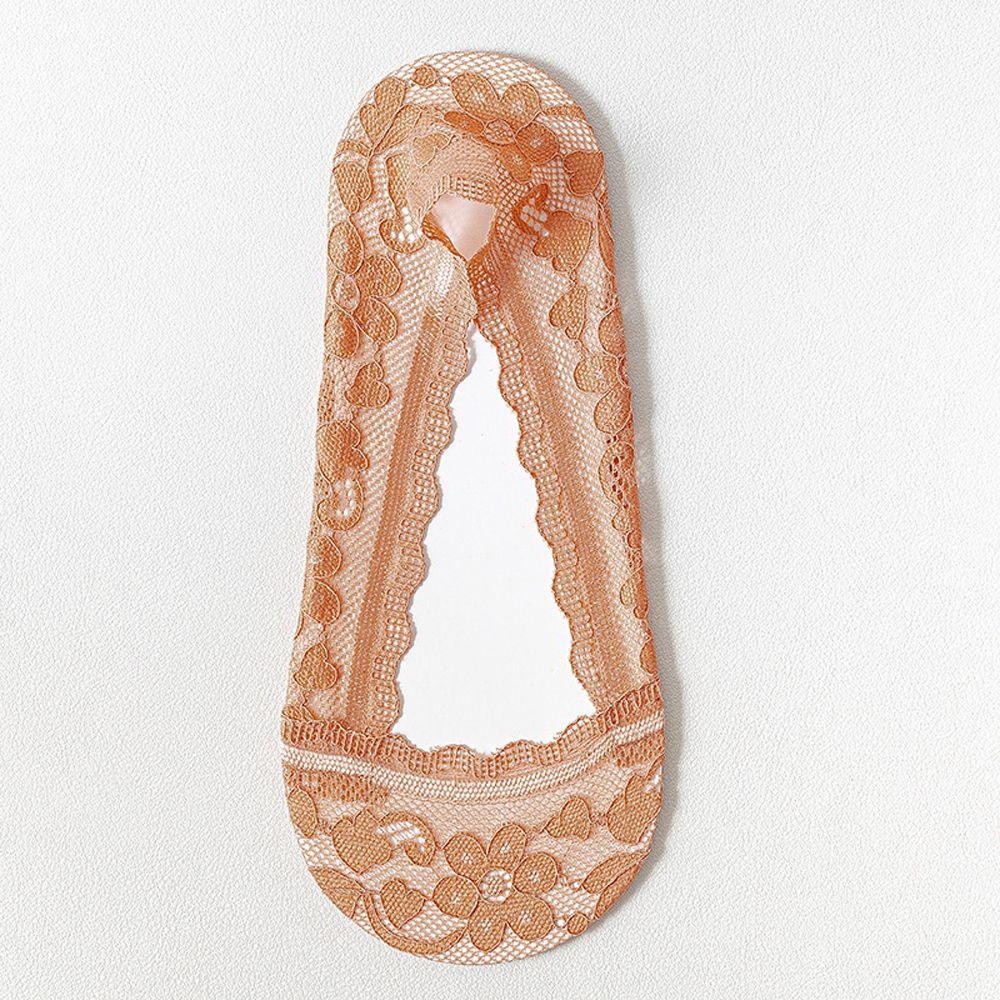 Vớ Ren Hoa Ngắn Chống Trượt Nhiều Màu Sắc Thời Trang Retro Nhật Bản Cho Nữ