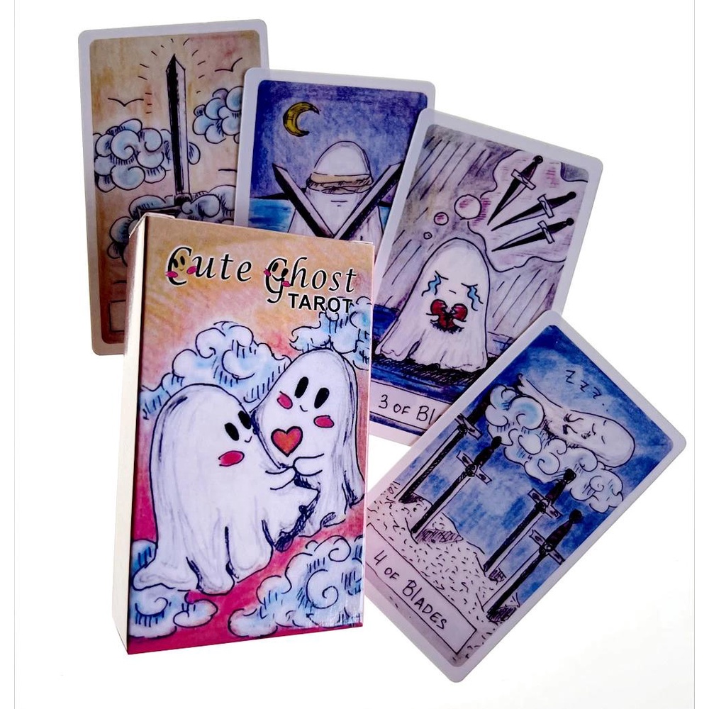 Cute Ghost Tarot 10.3x6 cm Card Games