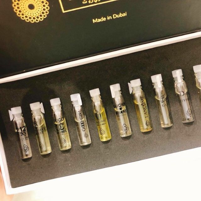[Bán sỉ] Set thử nước hoa tinh dầu dubai, 10 mùi -20ml, hàng nội địa, số lượng hạn chế | BigBuy360 - bigbuy360.vn