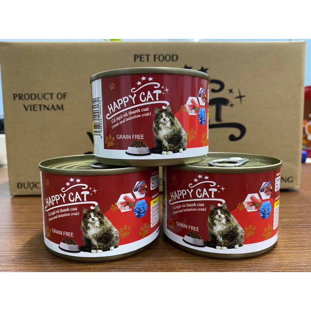 [Rẻ vô địch] [Có sẵn] Pate Happy Cat 160gr cho mèo