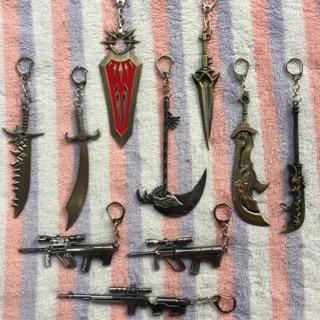 Móc khoá mô hình Kiếm - Súng